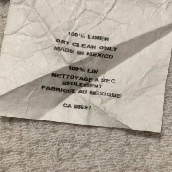 Restoration Hardware brown linen Accent Pillow cover - Picture 3 of 7